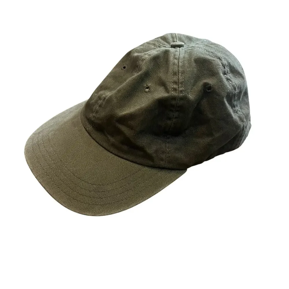American Eagle Women’s Distressed Green Denim Baseball Cap O/S Outdoor